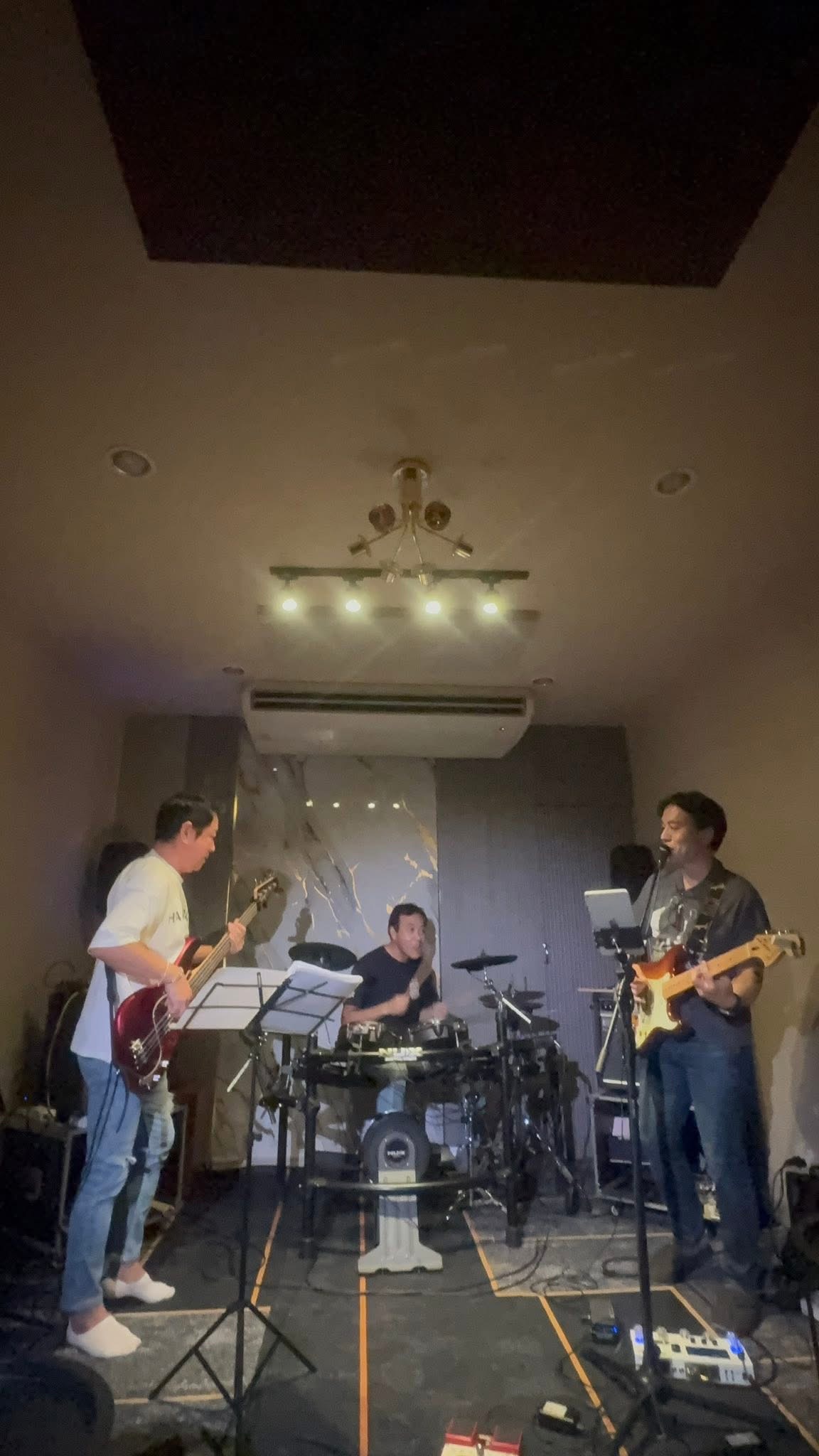 The Wasabees rehearsal